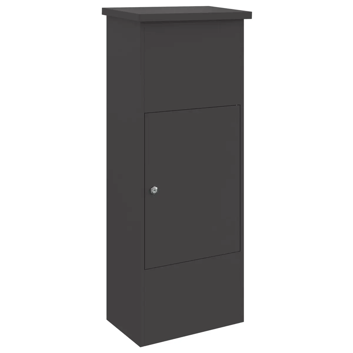 Outdoor Parcel Drop Box with Steel Hinged Doors