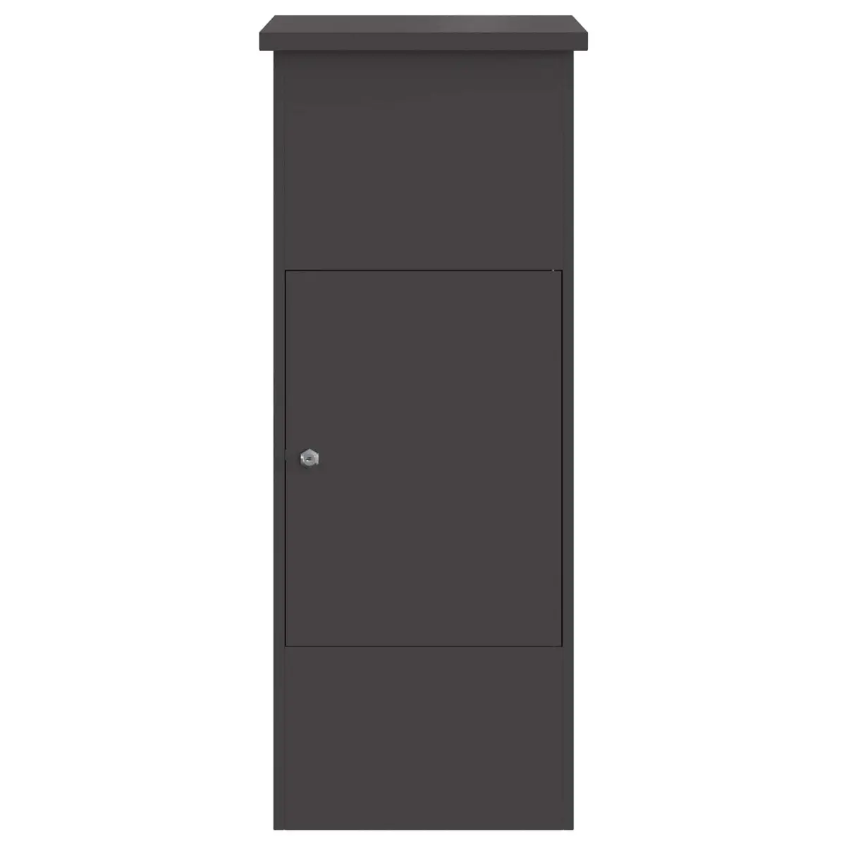 Outdoor Parcel Drop Box with Steel Hinged Doors