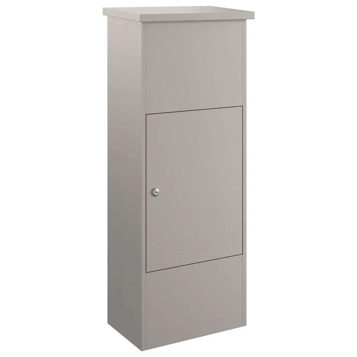 Parcel Drop Box Steel 44.5 x 29 x 110.5 cm Brown