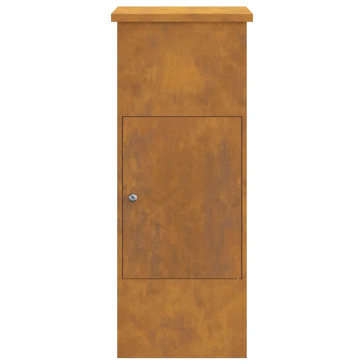 Parcel Drop Box Steel 44.5 x 29 x 110.5 cm Brown