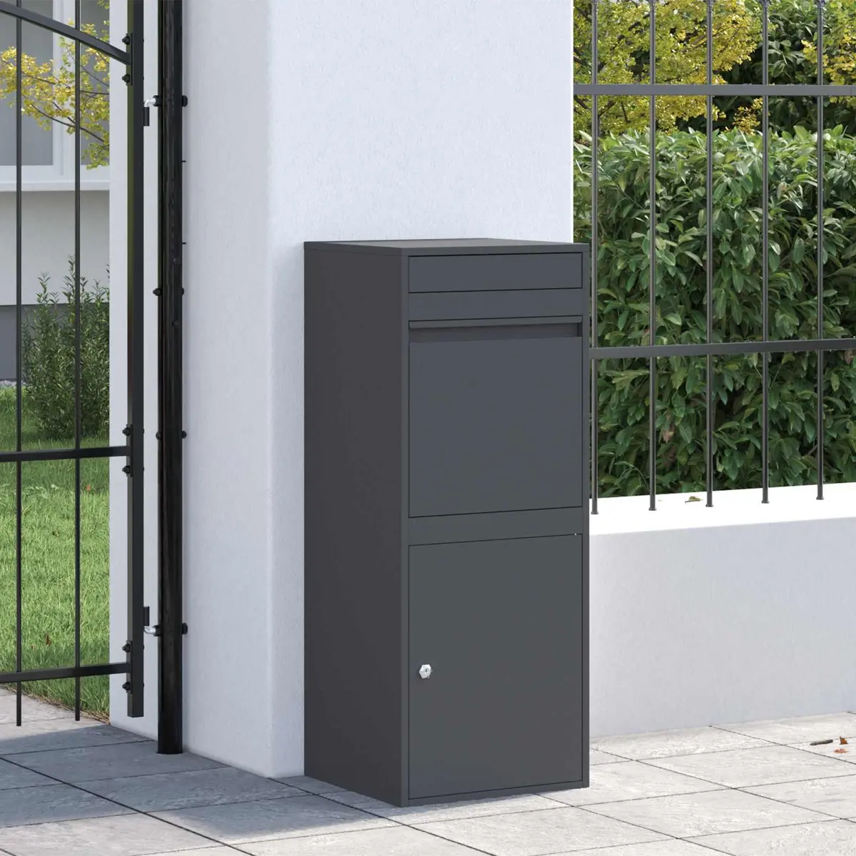 Outdoor Steel Parcel Drop Box for Secure Storage