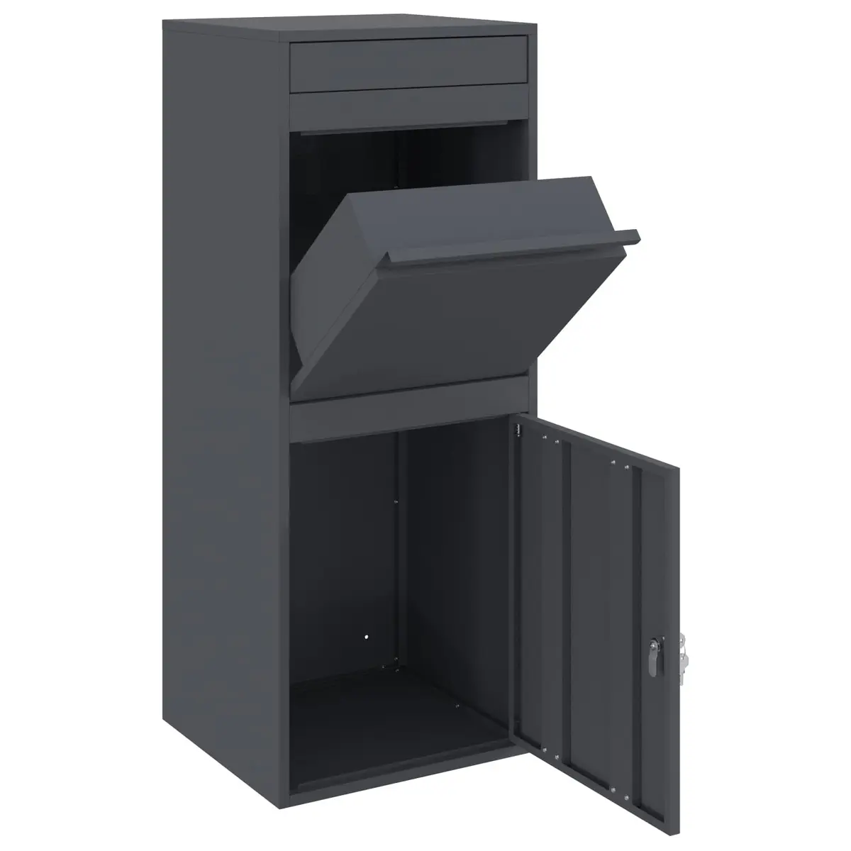 Outdoor Steel Parcel Drop Box for Secure Storage