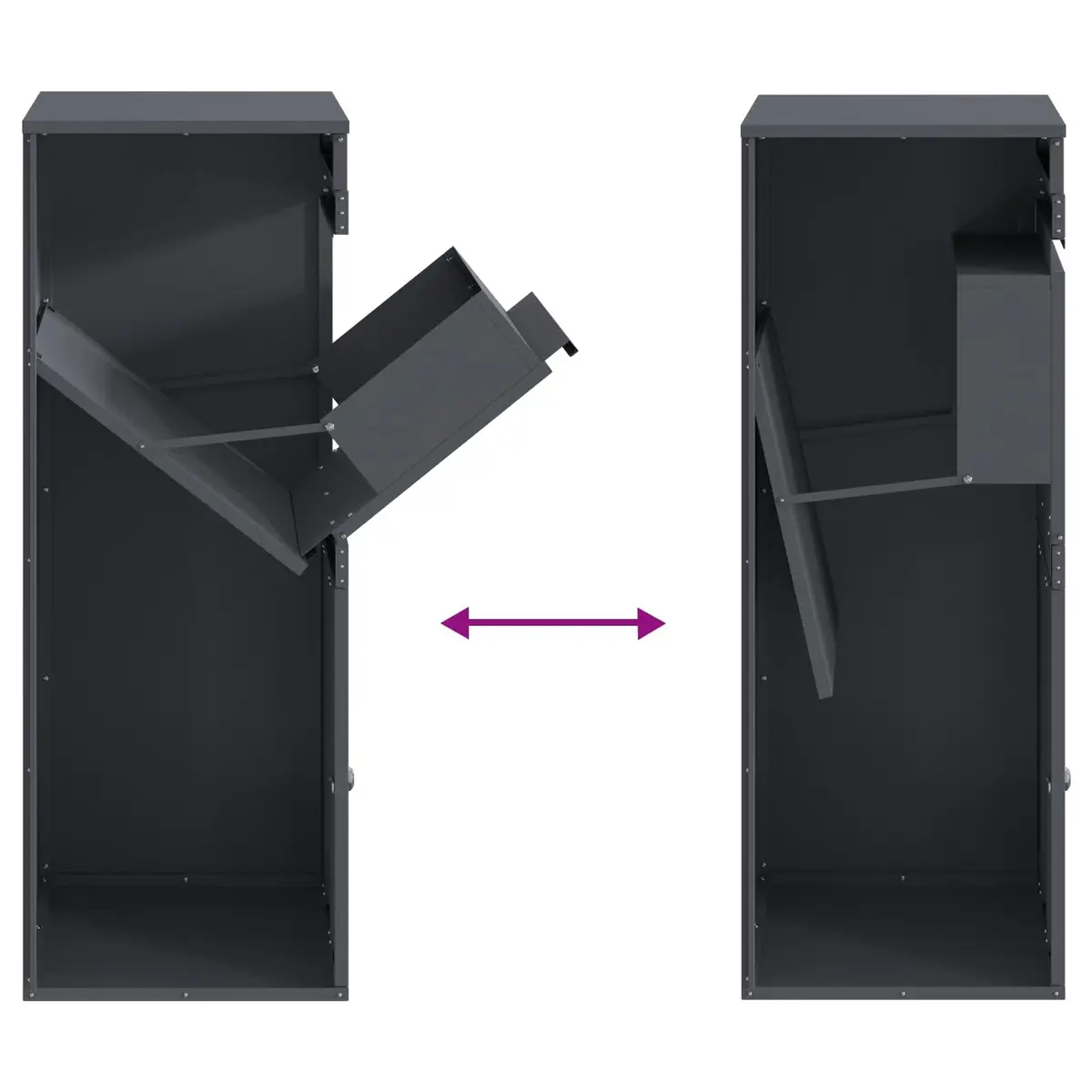 Outdoor Steel Parcel Drop Box for Secure Storage