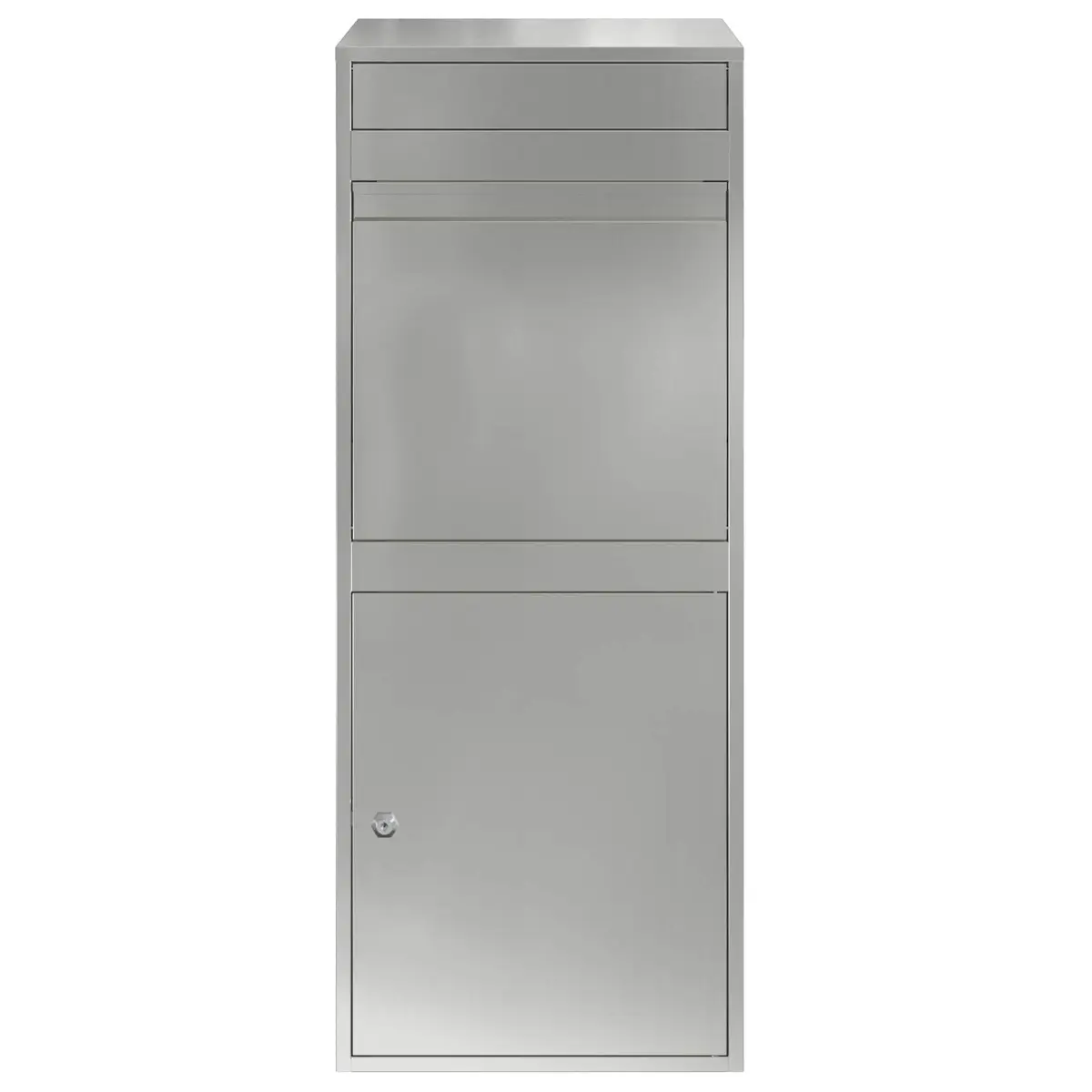 Outdoor Parcel Drop Box with Secure Latch Door