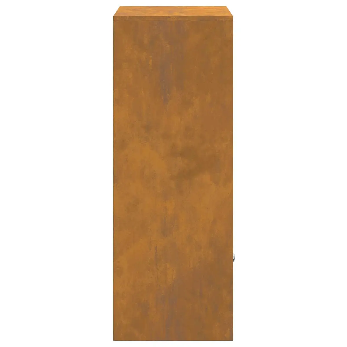 Secure Brown Steel Outdoor Parcel Drop Box for Mail