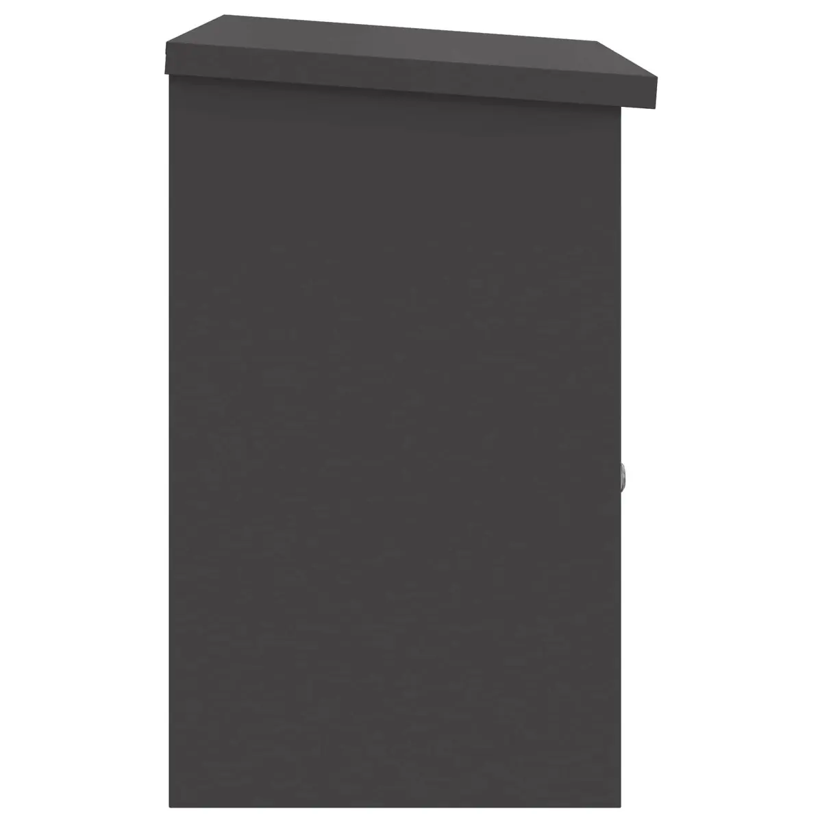 Black Steel Parcel Drop Box for Outdoors