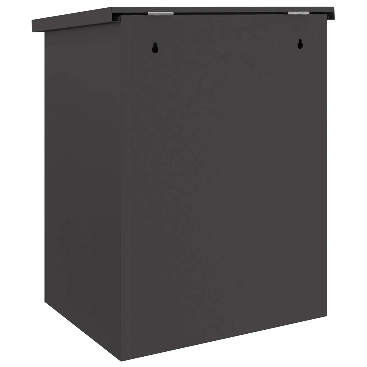 Black Steel Parcel Drop Box for Outdoors