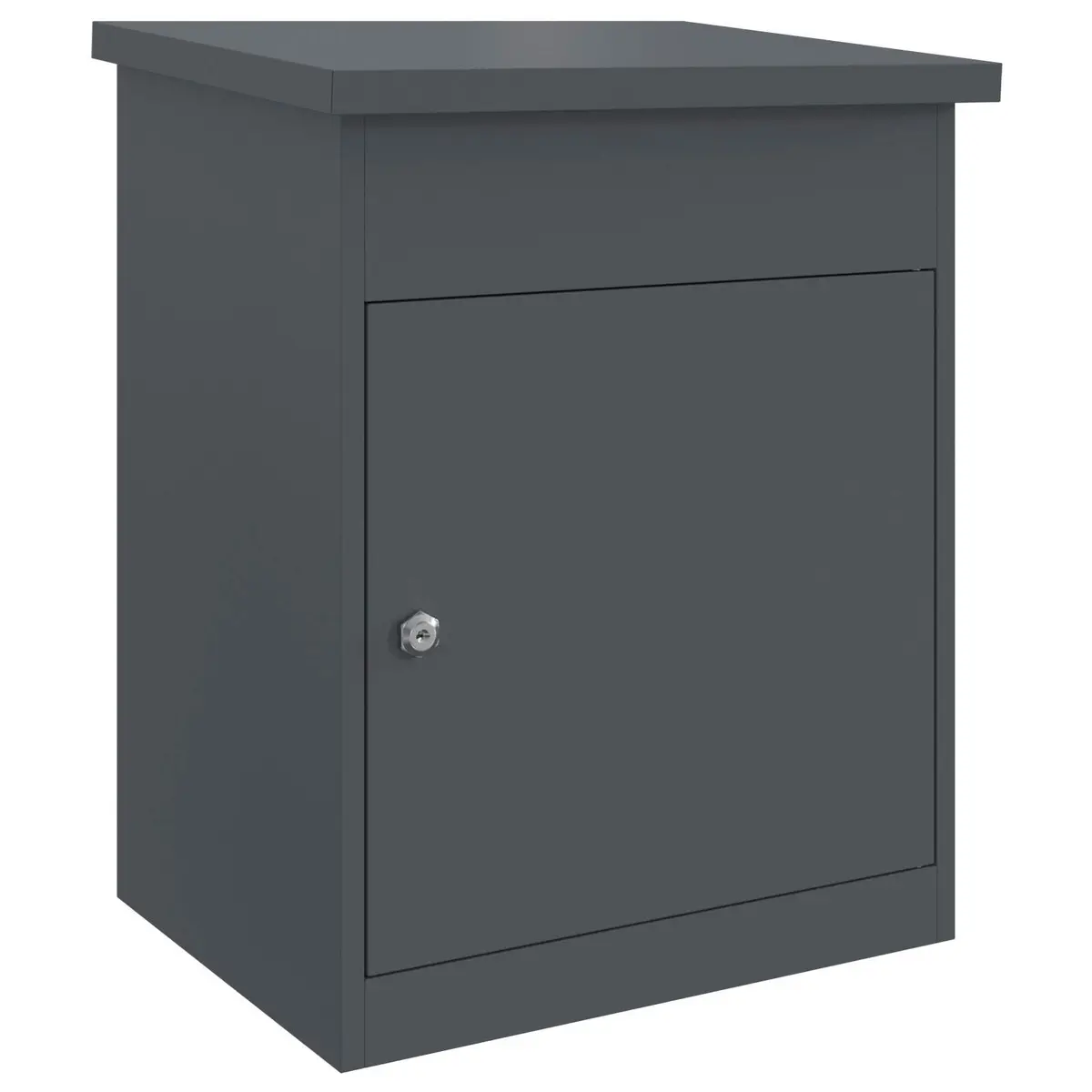 Weatherproof Steel Parcel Drop Box with Secure Lock