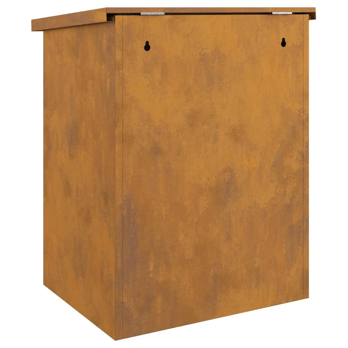 Parcel Drop Box Steel 47.5x38x59cm Brown