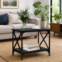 Black Oak Coffee Table for Urban Living Rooms