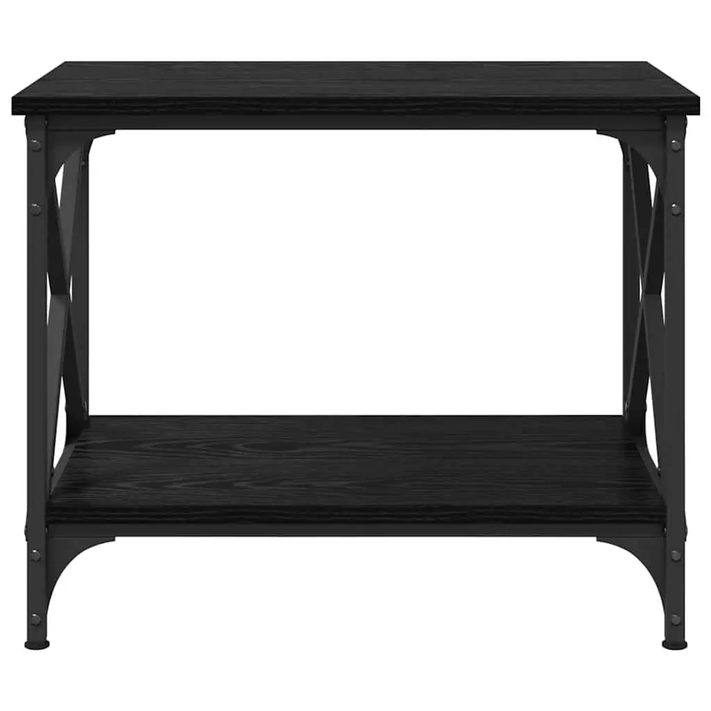 Coffee Table Engineered Wood 55cm Black Oak
