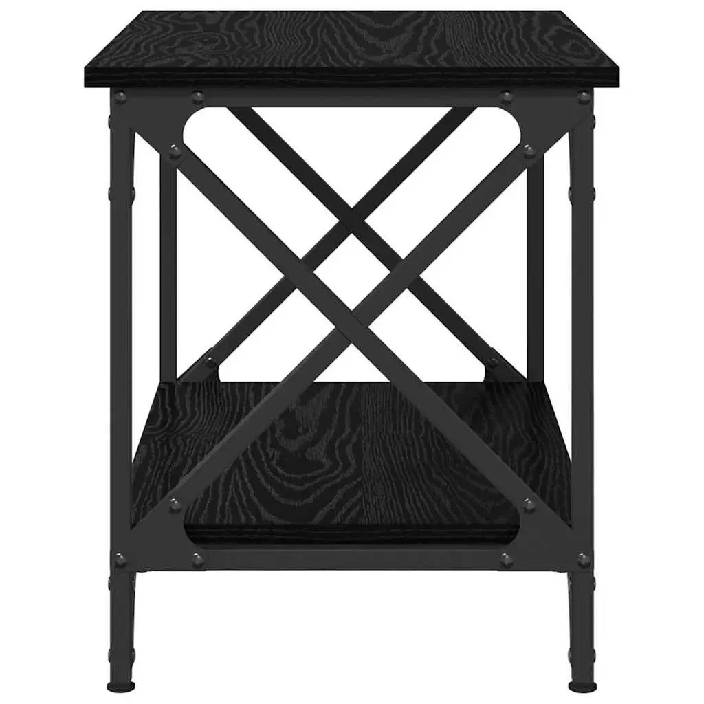 Coffee Table Engineered Wood 55cm Black Oak