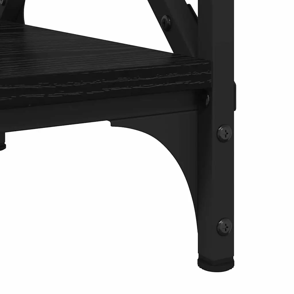 Coffee Table Engineered Wood 55cm Black Oak