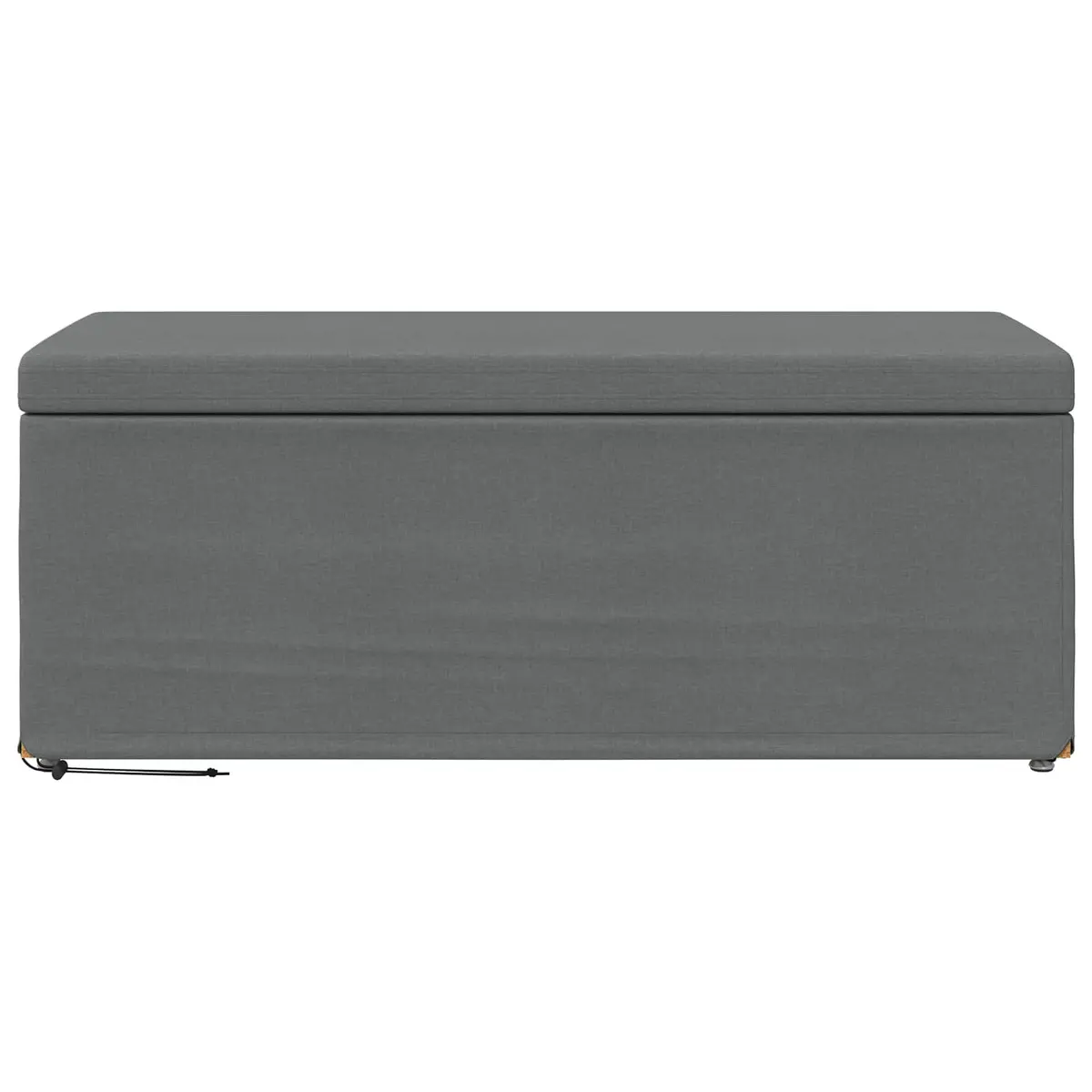 Grey Backless Bar Stool with Cushioned Seat