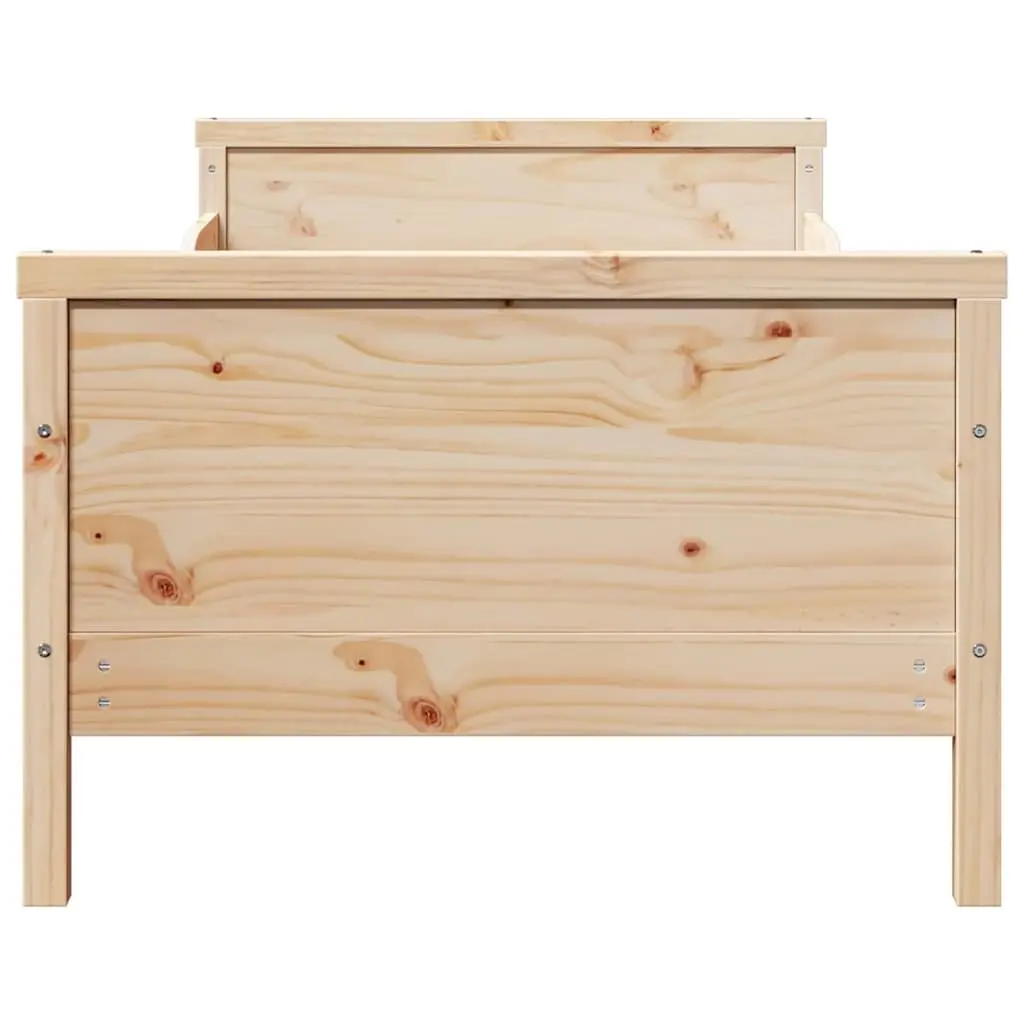 Engineered Wood Bed Frame with Headboard and Footboard