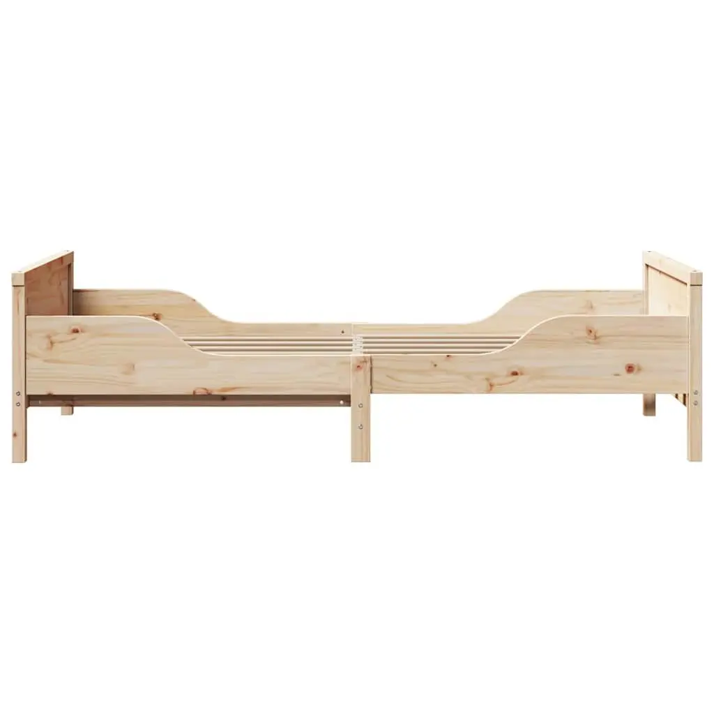 Engineered Wood Bed Frame with Headboard and Footboard