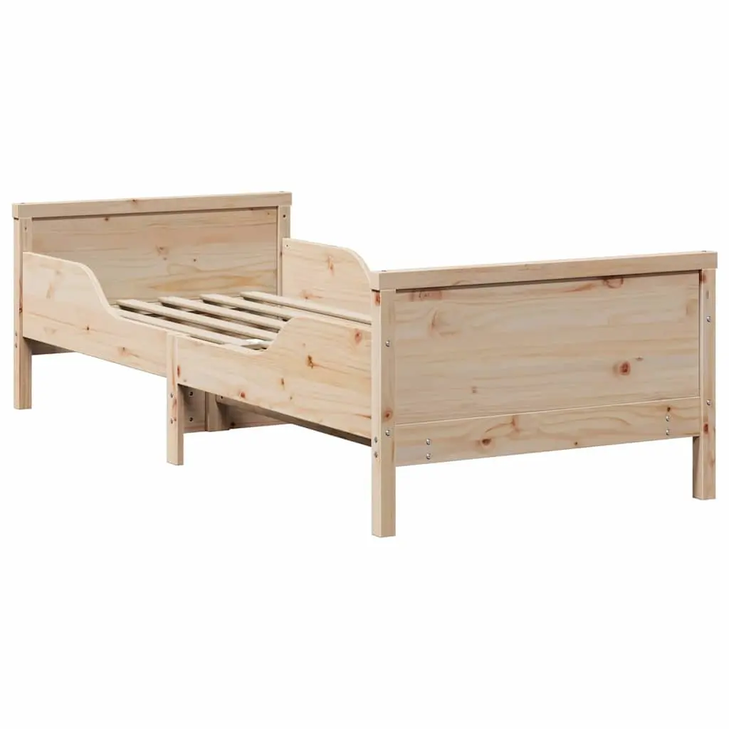 Engineered Wood Bed Frame with Headboard and Footboard