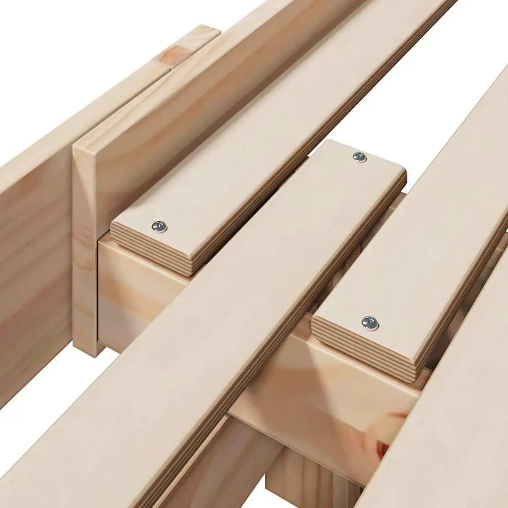 Engineered Wood Bed Frame with Headboard and Footboard