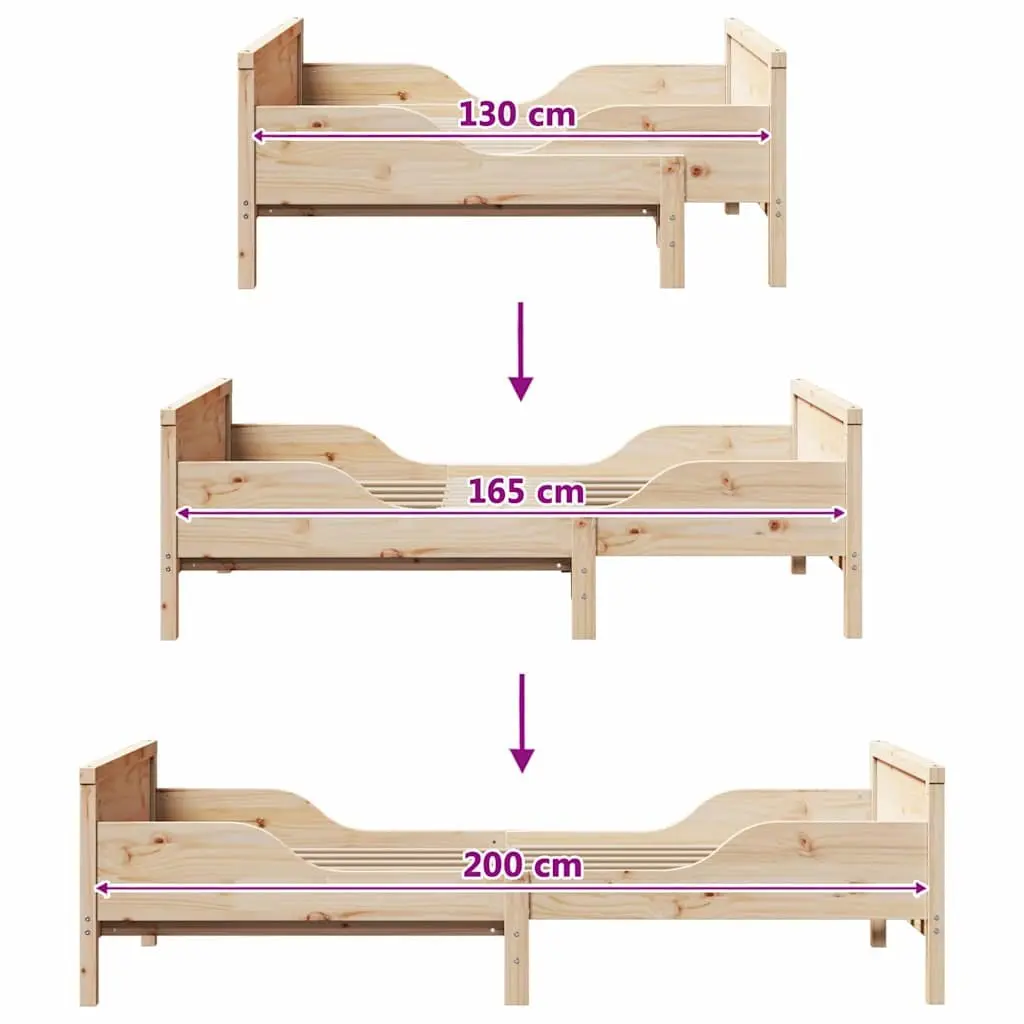 Engineered Wood Bed Frame with Headboard and Footboard