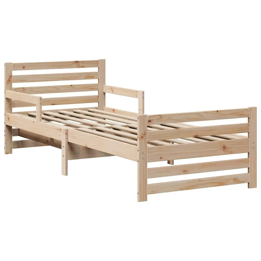 Bed Frame with Headboard 80 x 200 cm for Kids