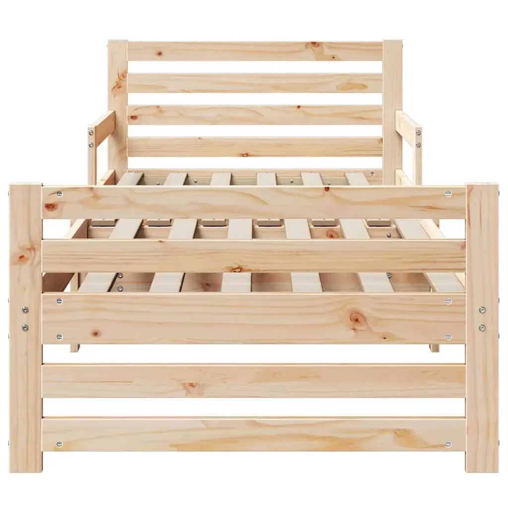 Bed Frame with Headboard 80 x 200 cm for Kids