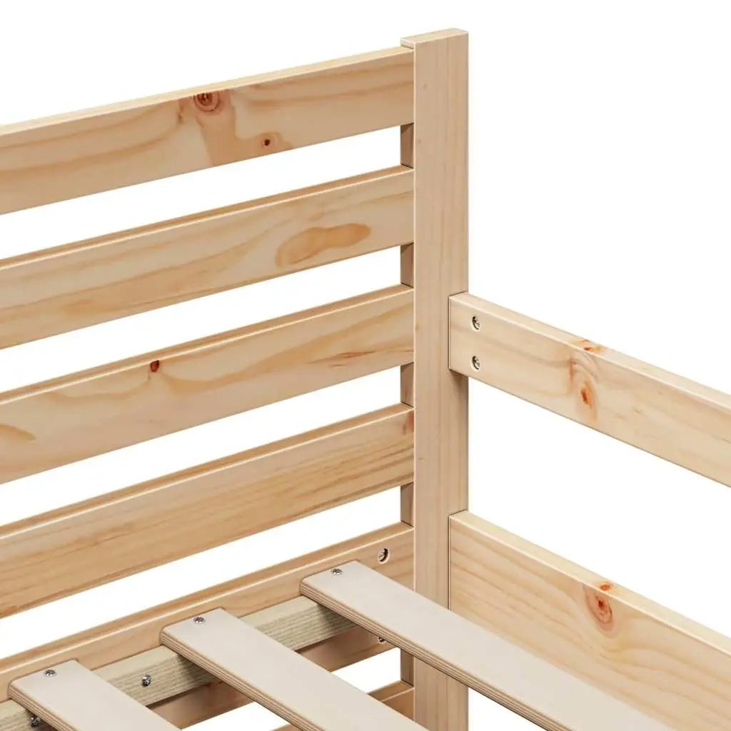 Bed Frame with Headboard 80 x 200 cm for Kids