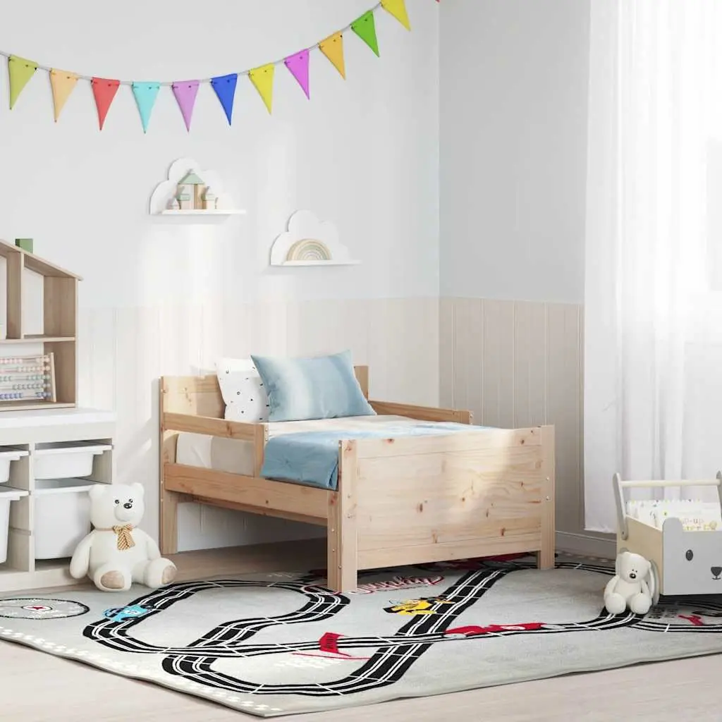 Solid Pine Wood Kids Bed Frame 80 x 200 cm