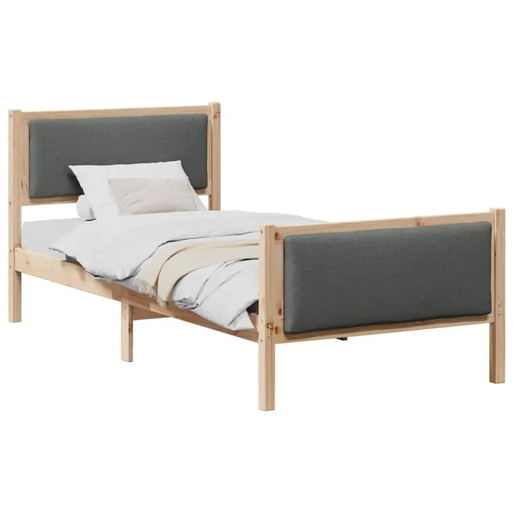 Bed Frame with Headboard 90 x 190 cm