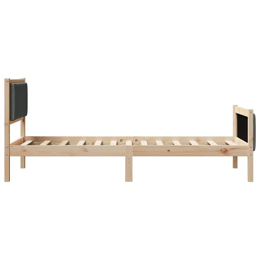 Bed Frame with Headboard 90 x 190 cm