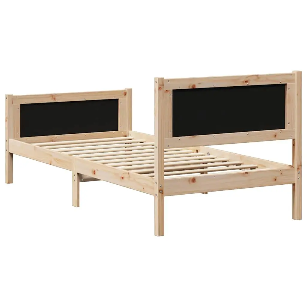 Bed Frame with Headboard 90 x 190 cm