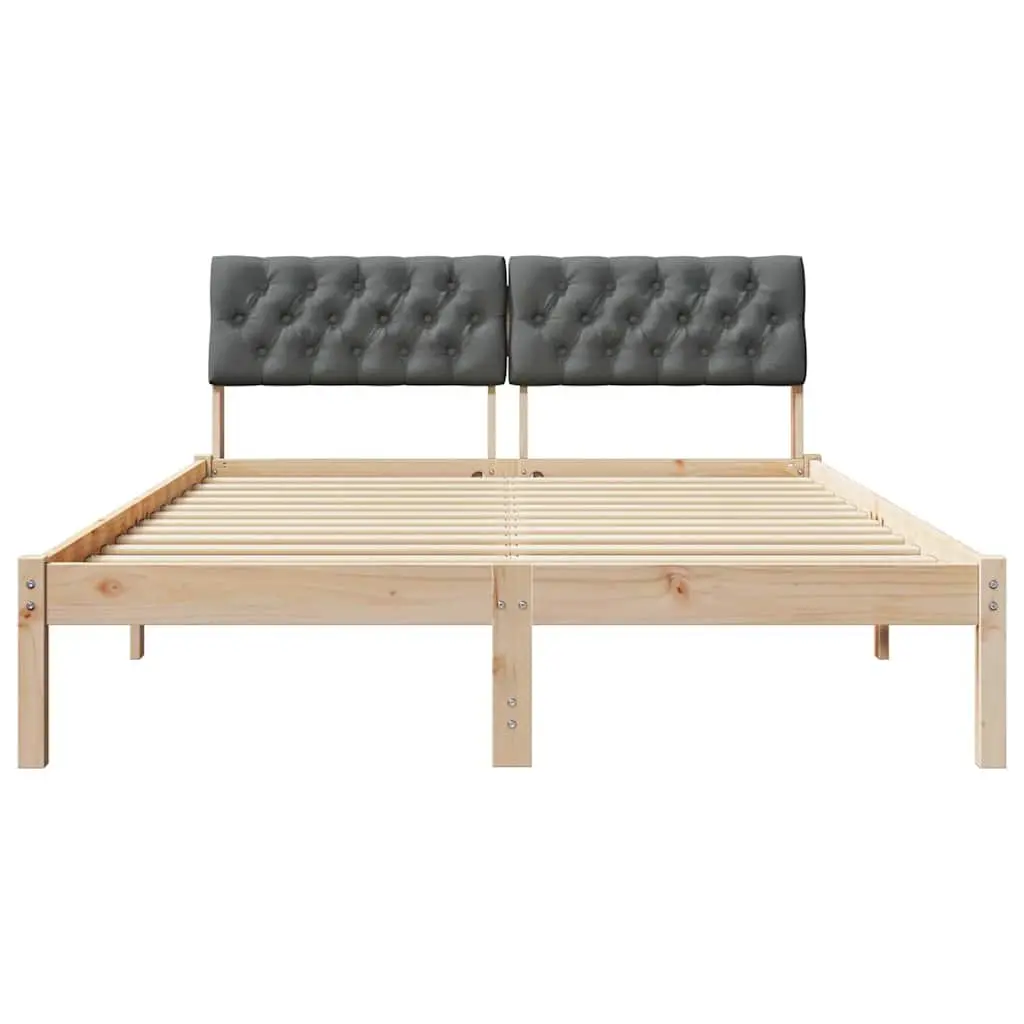Solid Pine Wood Platform Bed Frame 150x200cm