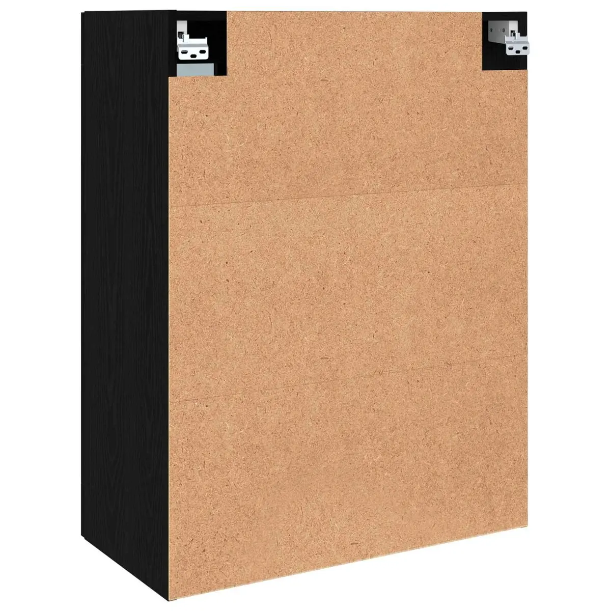 Wall-mounted Storage Cabinet in Black Oak