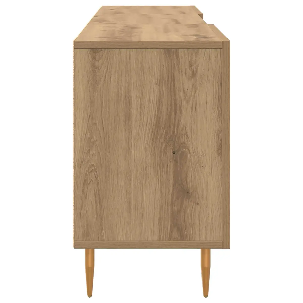 150cm Modern Brown TV Cabinet with Ample Storage