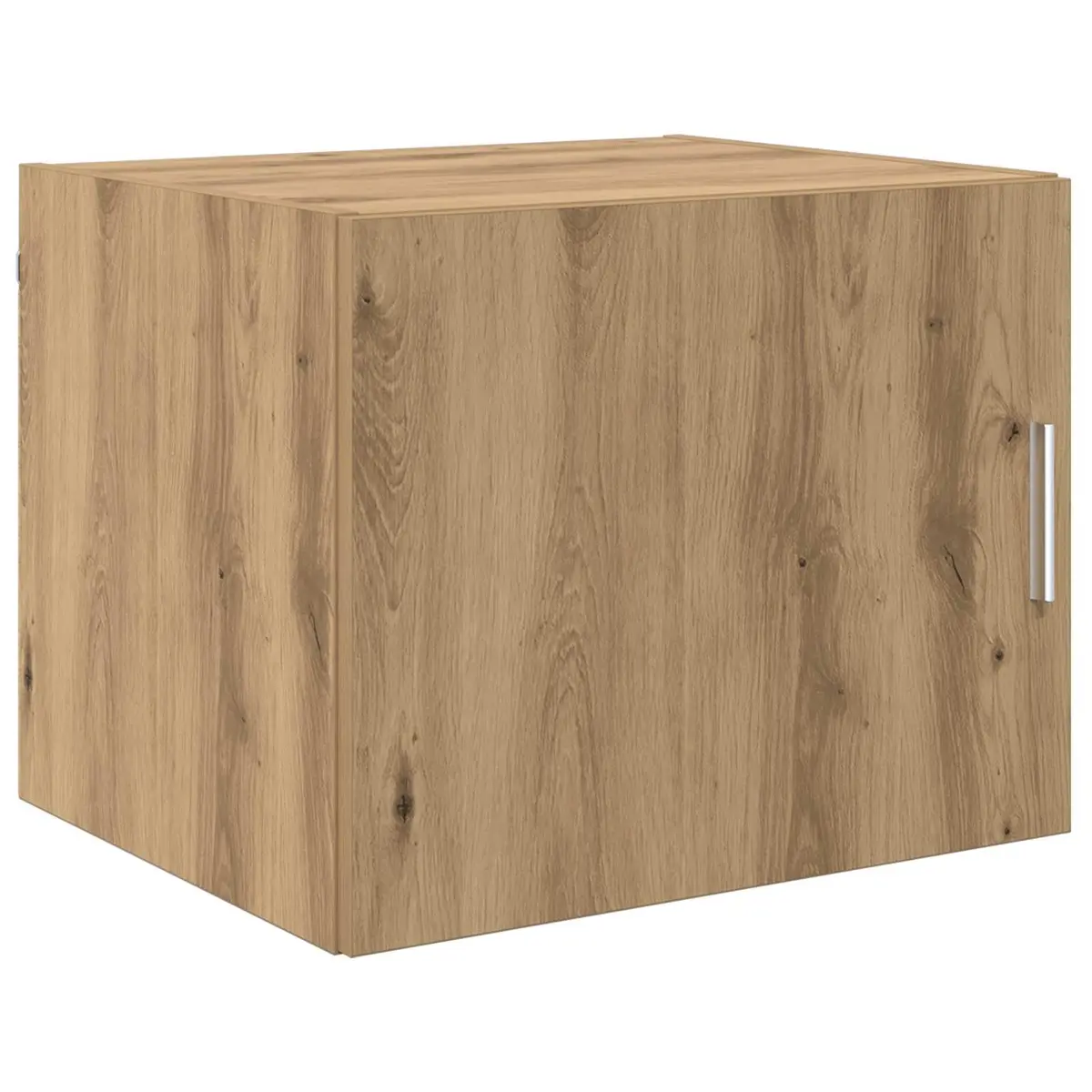 Rustic Brown Engineered Wood Wall Cabinet for Storage