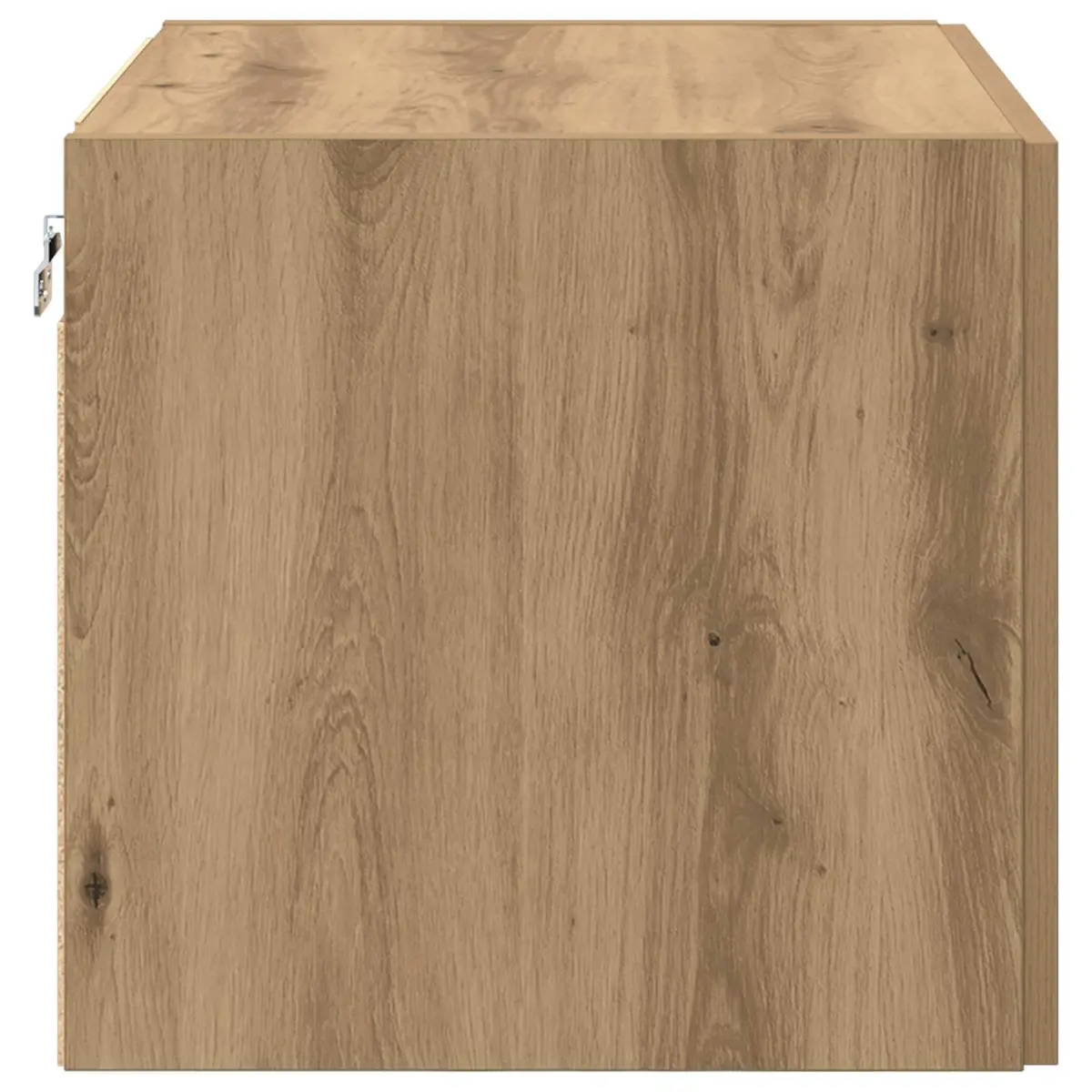 Rustic Brown Engineered Wood Wall Cabinet for Storage