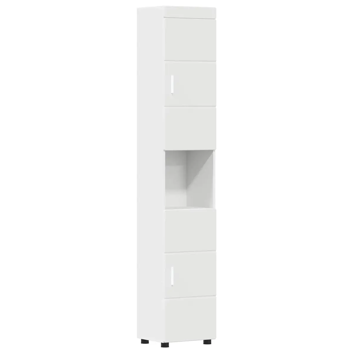 White Bathroom Vanity Cabinet Set with Storage