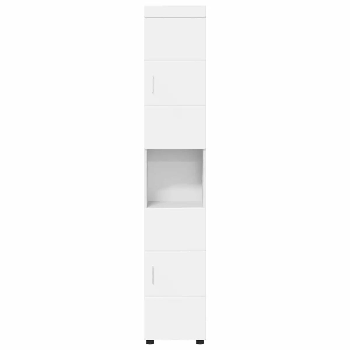 White Bathroom Vanity Cabinet Set with Storage