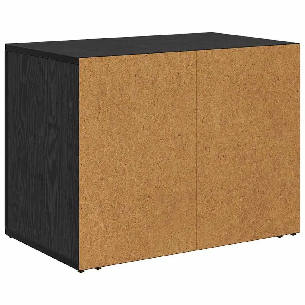 Black Oak Bedside Cabinet for Durable Storage