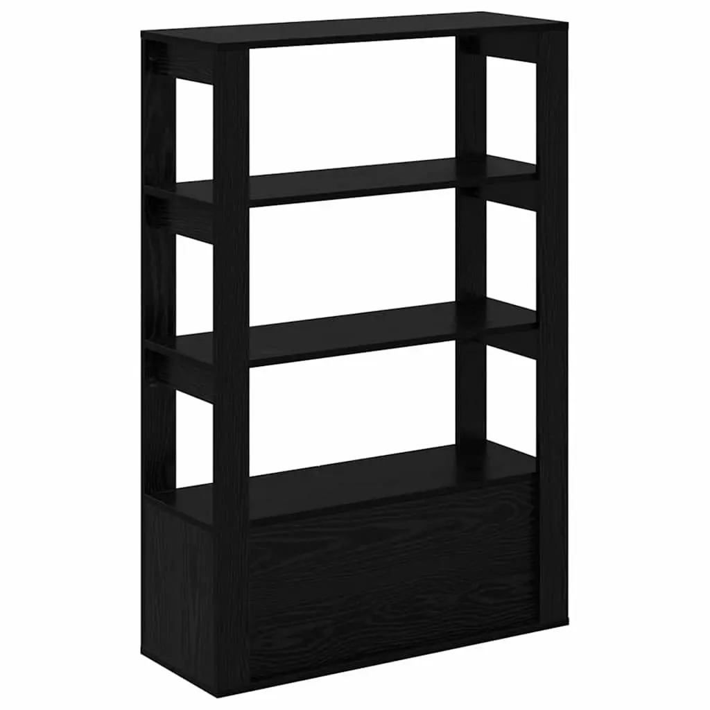 Black Sideboard Buffet with Adjustable Shelves
