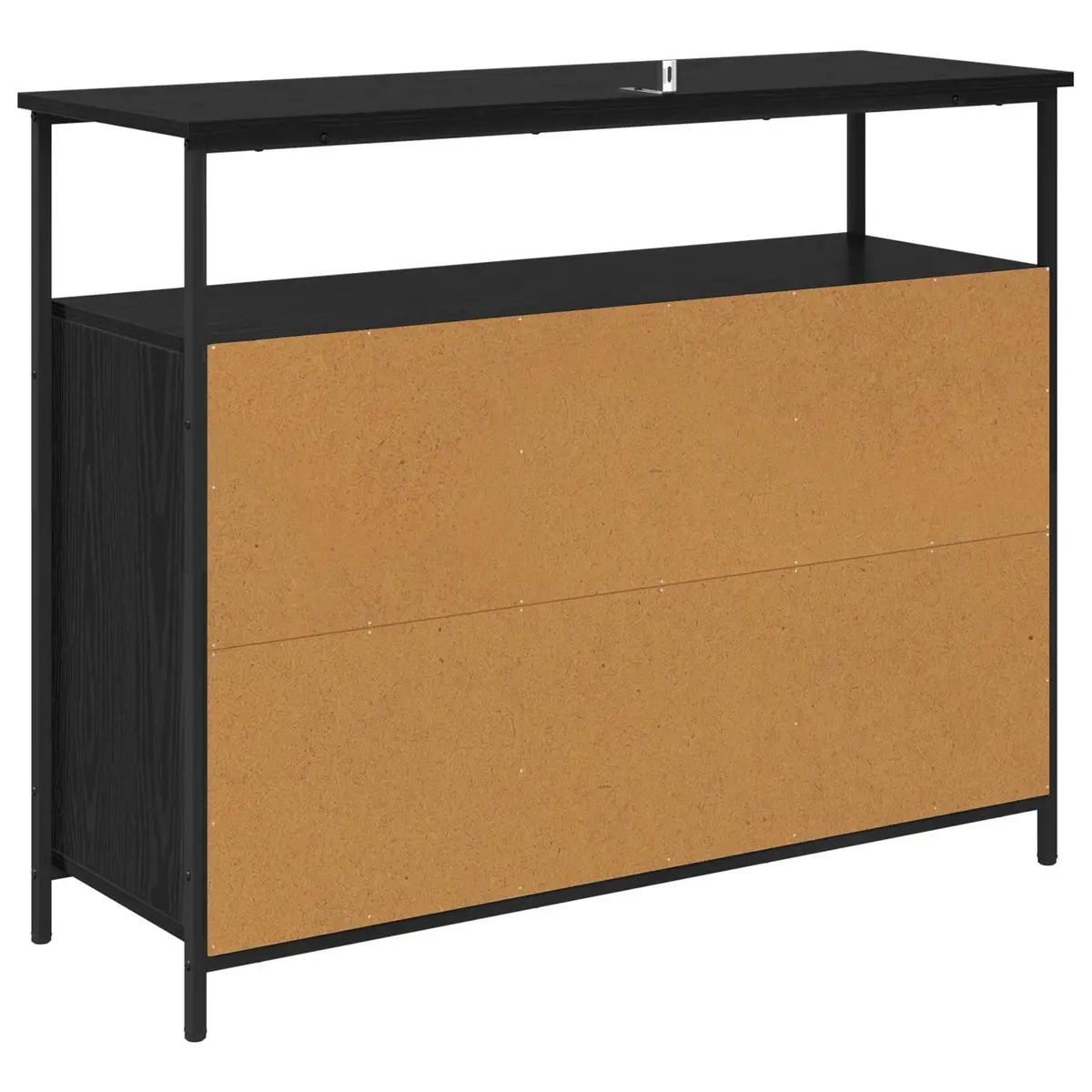Black Oak Engineered Wood Storage Sideboard