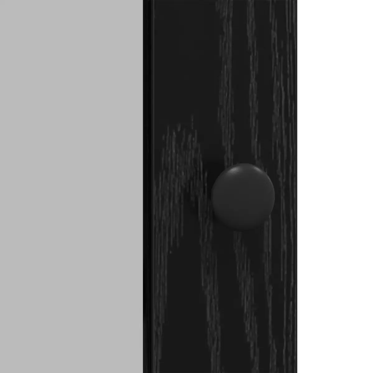 Black Oak Engineered Wood Storage Sideboard