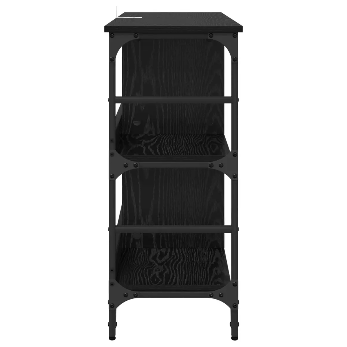 Black Oak Sideboard with Ample Storage 102 x 32 x 73.5 cm
