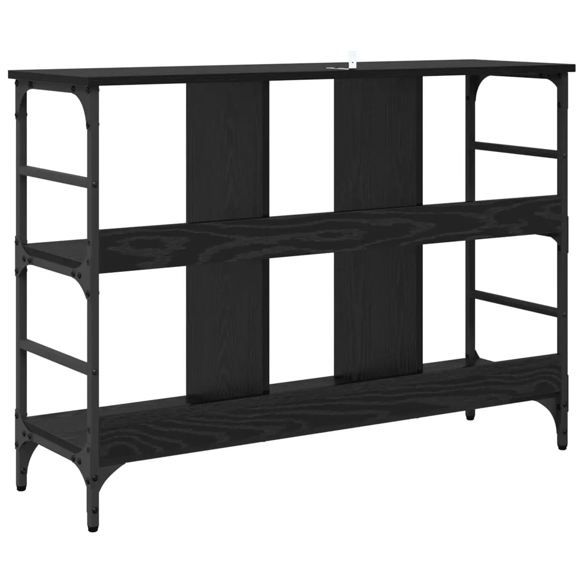 Black Oak Sideboard with Ample Storage 102 x 32 x 73.5 cm