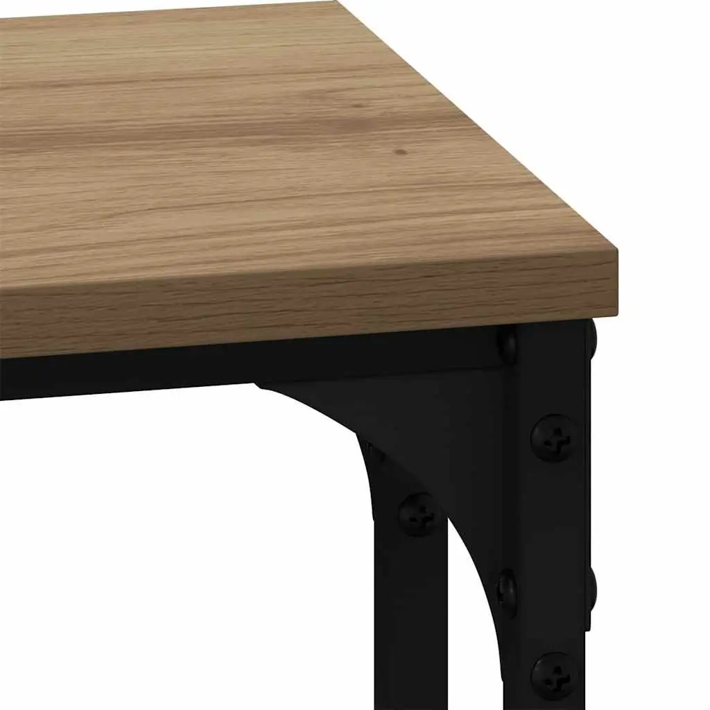 Industrial Style 3-Piece Nesting Coffee Table Set