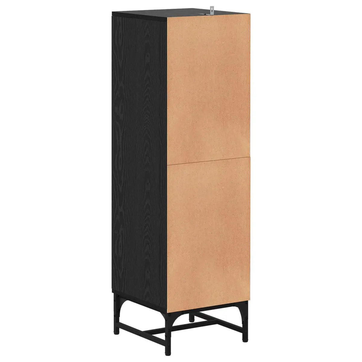 Black Sideboard Modern Storage Cabinet Dining Room Buffet Furniture Engineered