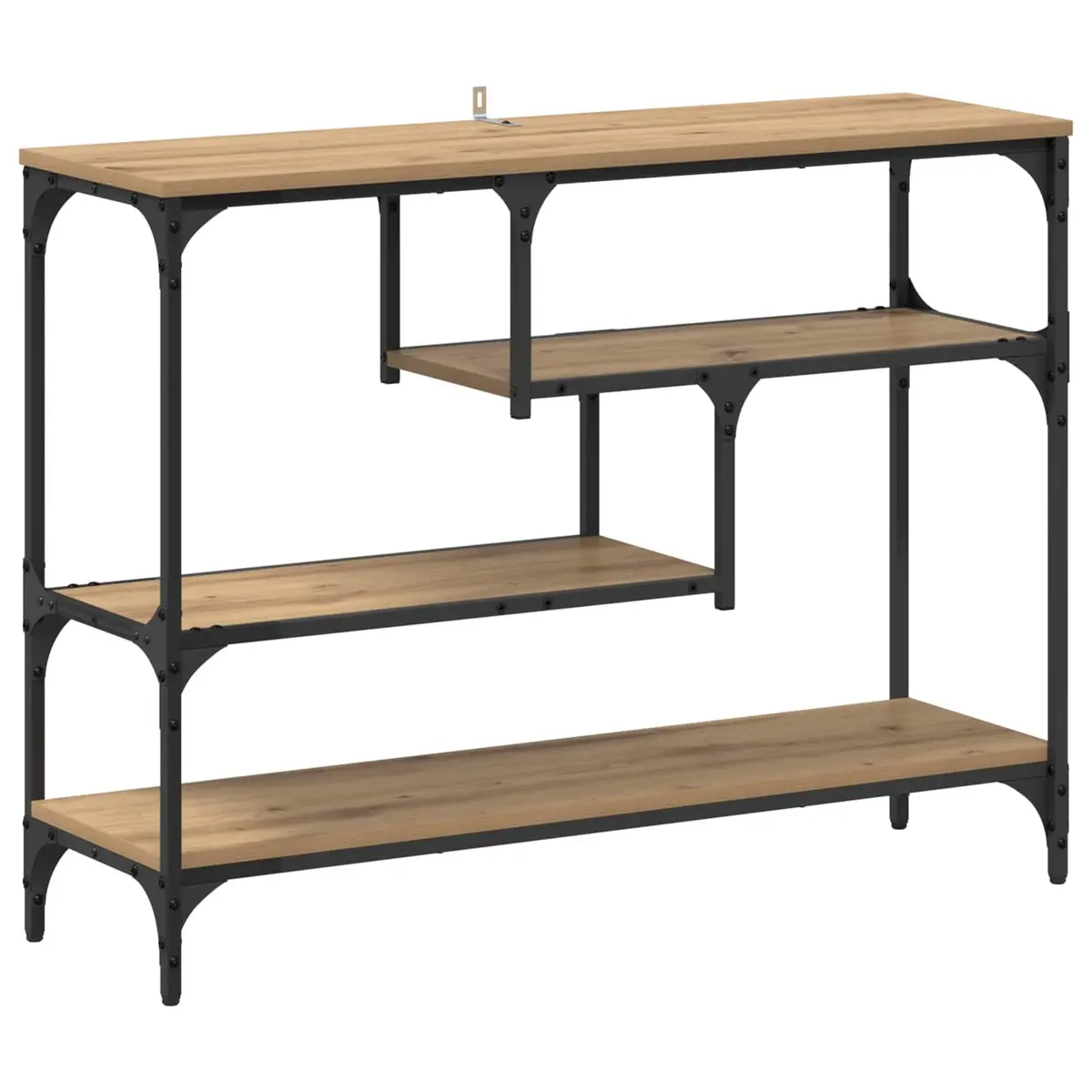 Narrow Console Table for Industrial Living Spaces