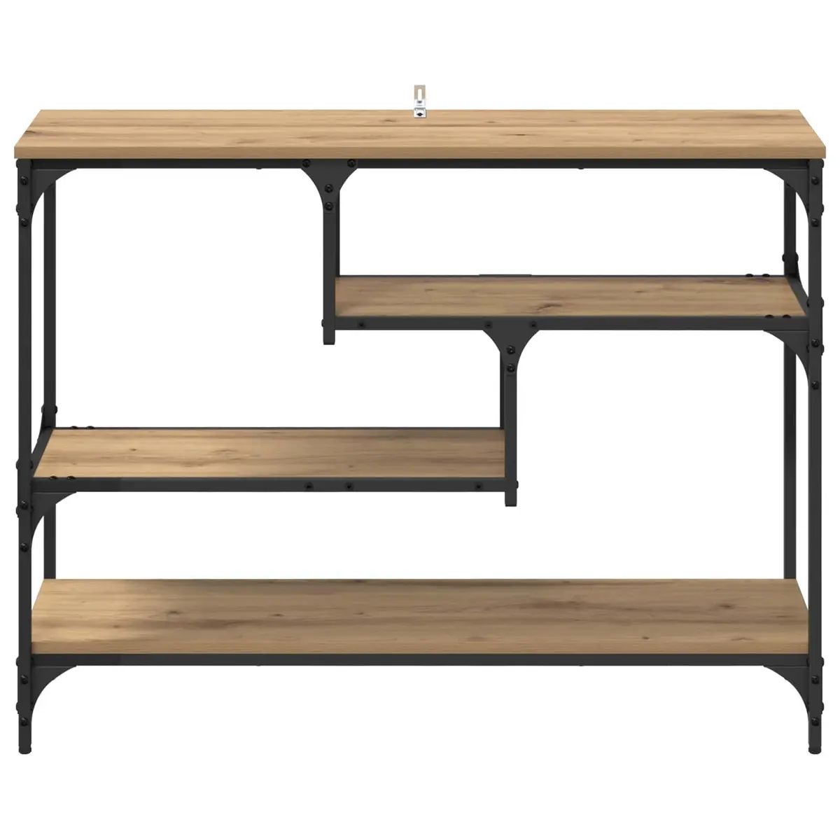 Narrow Console Table for Industrial Living Spaces