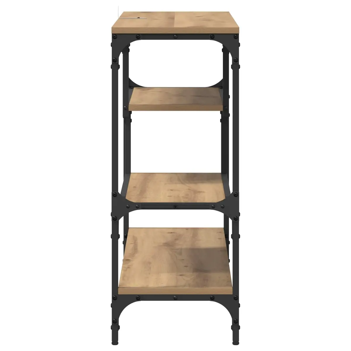 Narrow Console Table for Industrial Living Spaces