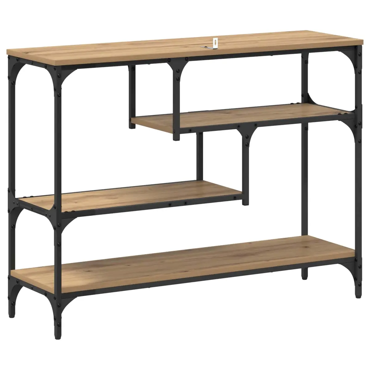 Narrow Console Table for Industrial Living Spaces