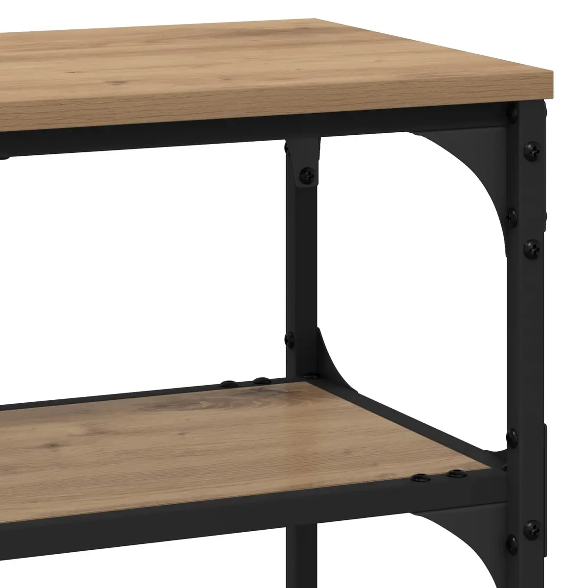Narrow Console Table for Industrial Living Spaces